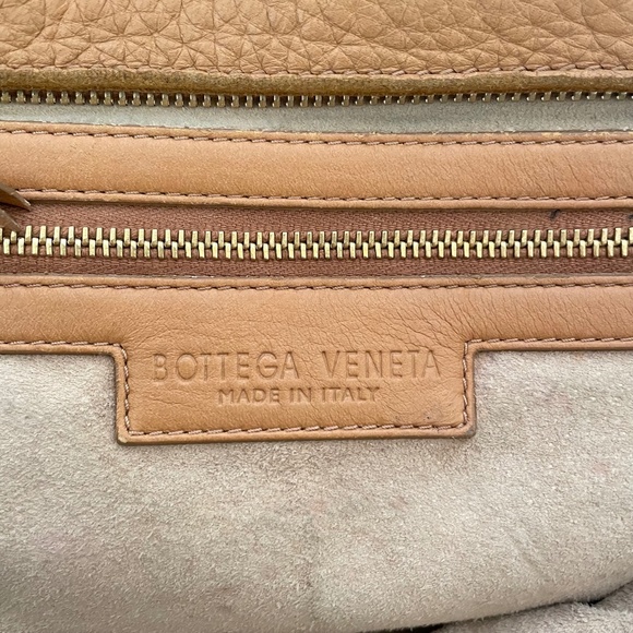 Bottega Veneta Cervo Butterscotch Brown Shoulder Hand Bag Vintage Boston - Picture 14 of 16